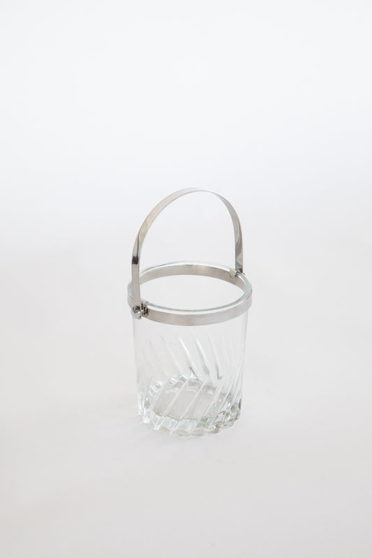 Small Vintage Glass Ice Buckets