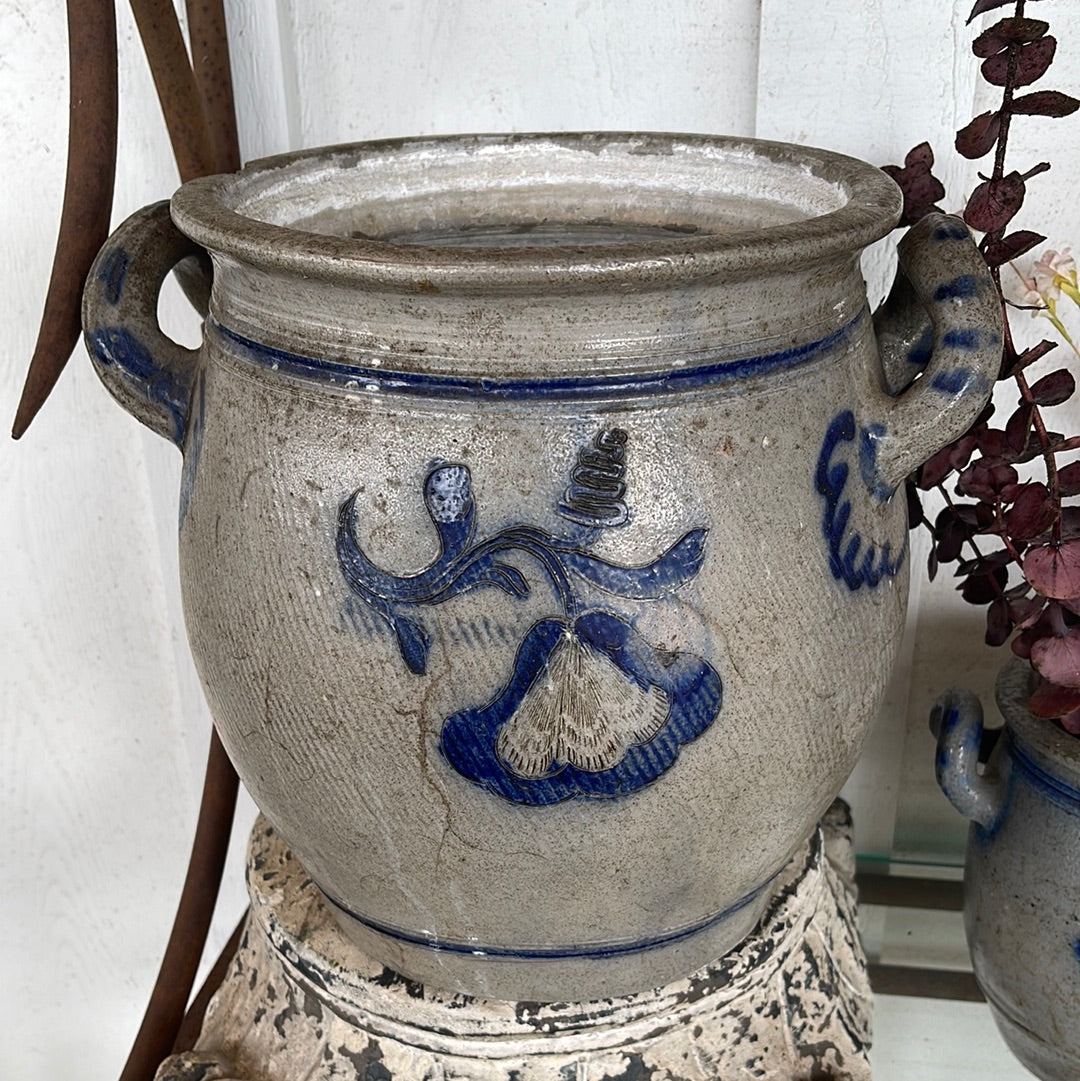 German Made Westerwald 1.5 Gallon Stoneware Crock - 6L – Fickle  International Antiques