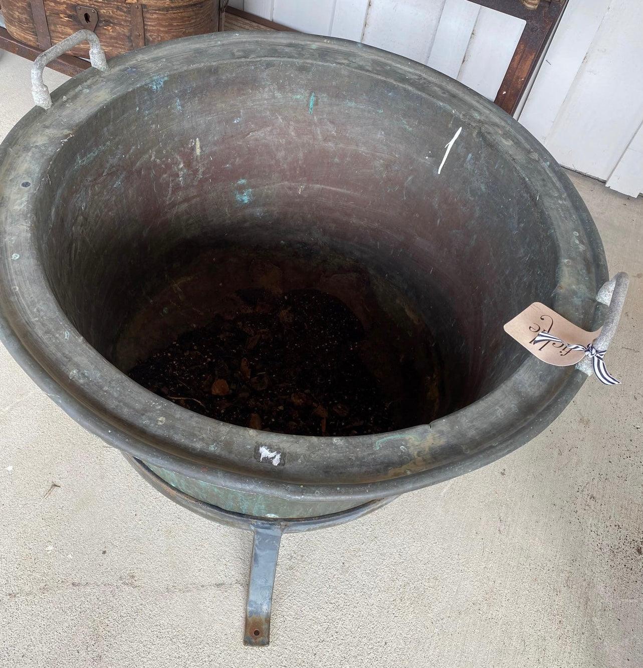 Large 19th Century Iron Pot