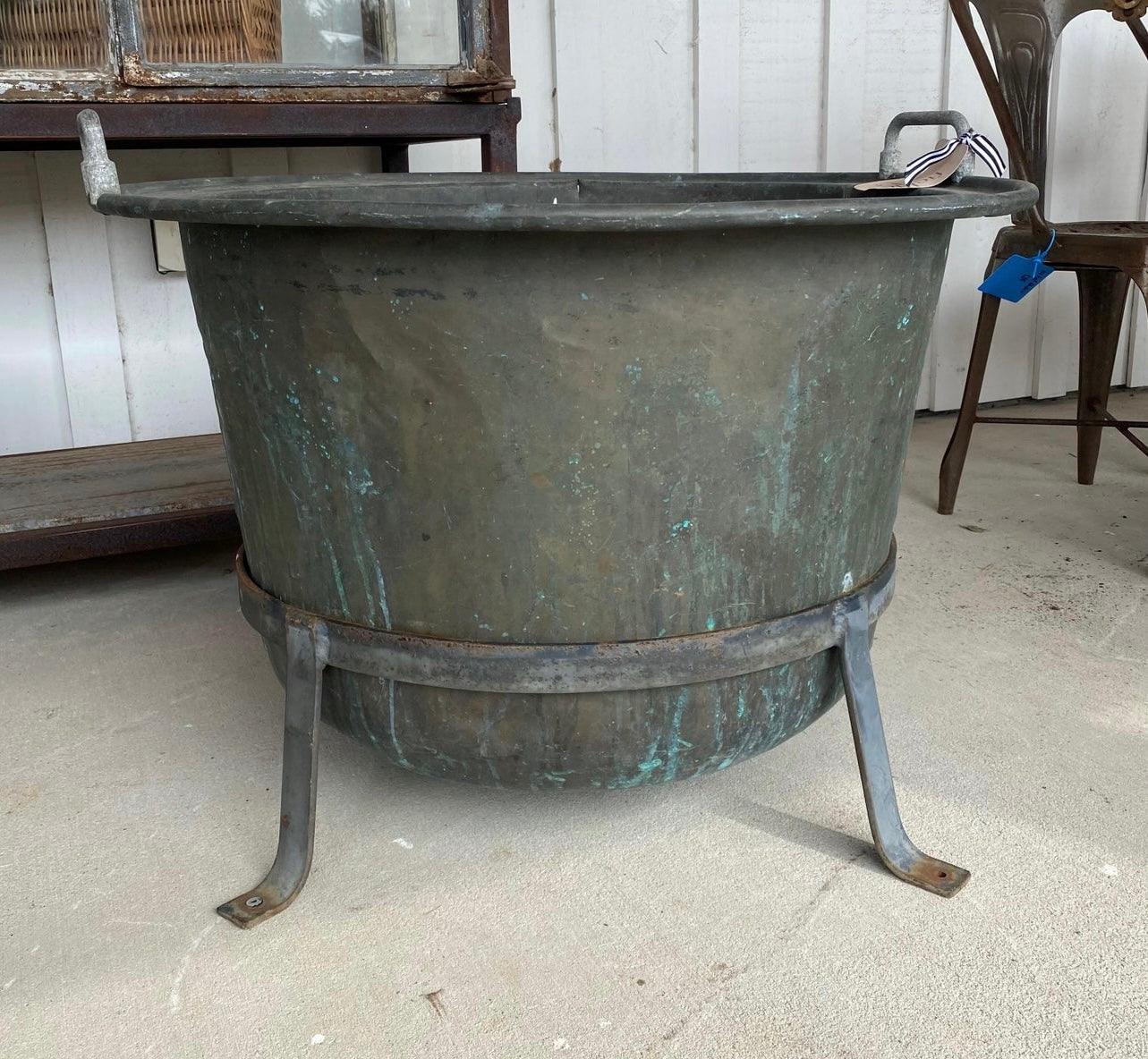 Large 19th Century Iron Pot