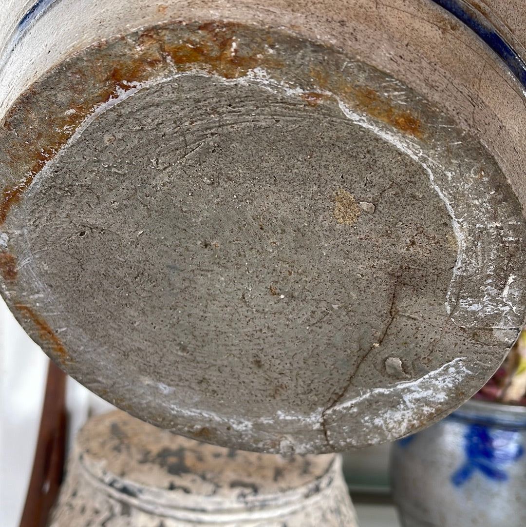 German Made Westerwald 1.5 Gallon Stoneware Crock - 6L – Fickle  International Antiques